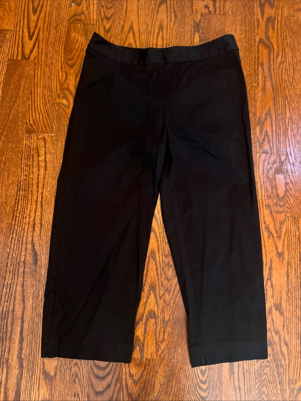 Liz Claiborne Audra Capri Pants Women's 12 Black